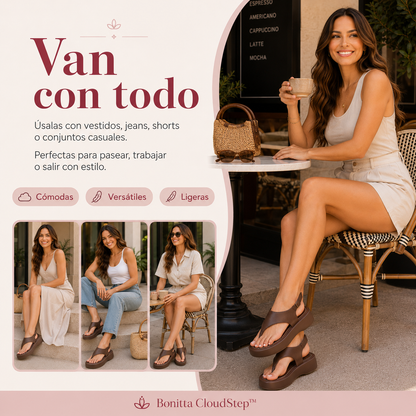 Bonitta CloudStep™ – Sandalias de Confort