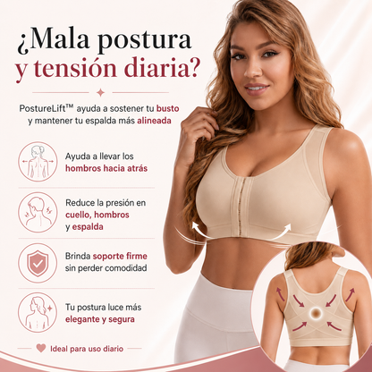 PostureLift™ – Brasier Corrector de Postura con Cierre Frontal