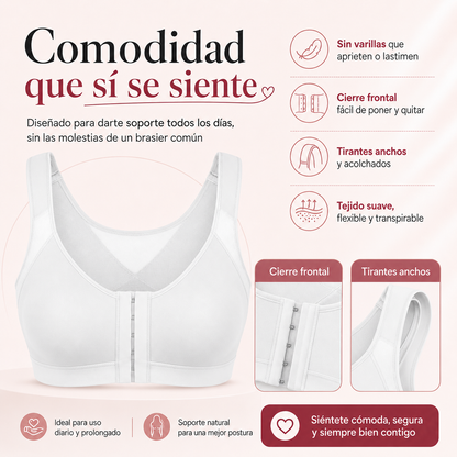 PostureLift™ – Brasier Corrector de Postura con Cierre Frontal