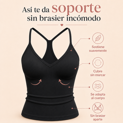 Top con Brasier Integrado - Compra 1 y llévate 1 GRATIS