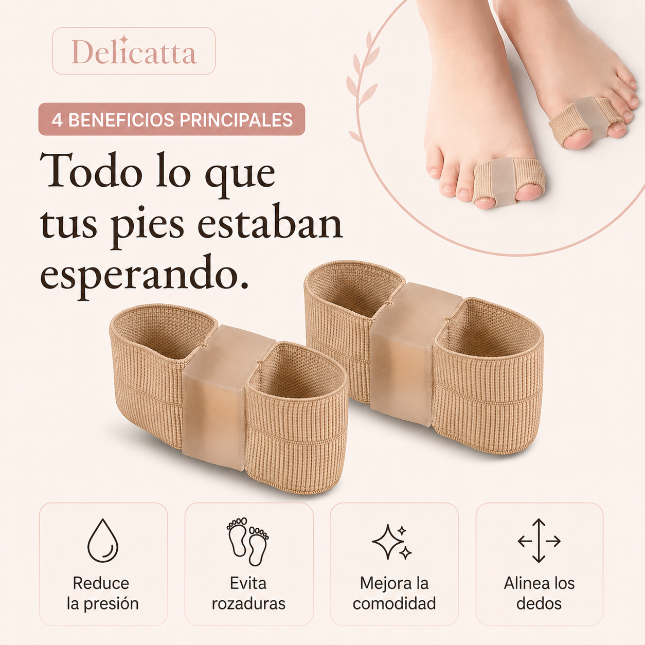 OrthoFlex™ Separador de Gel para Juanetes - Paga 1 y Recibe 4 Unidades