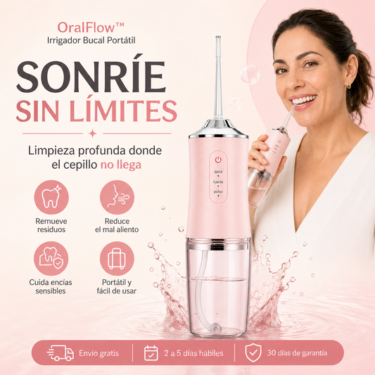 OralFlow™ Irrigador Bucal Portátil