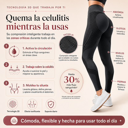 Legging Anticelulitis Fittabella 3D - SOLO HOY: PAGA 1 Y LLÉVATE 2