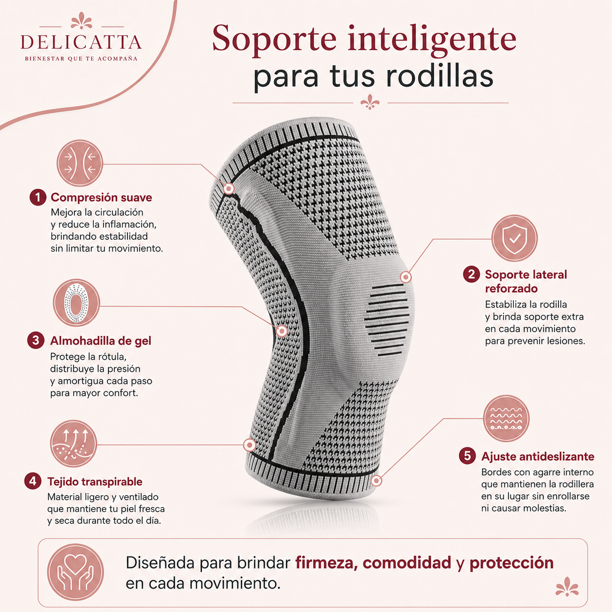 ArtroLift Pro™ Rodillera Ortopédica de Compresión - Solo Hoy: Compra 2 y Llévate 4