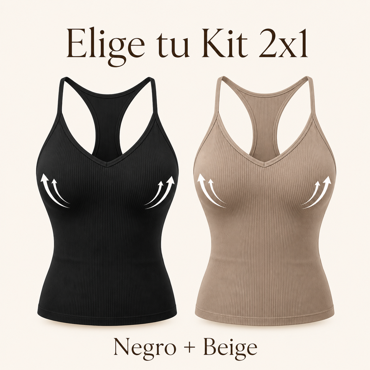 Top con Brasier Integrado - Compra 1 y llévate 1 GRATIS