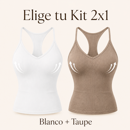 Top con Brasier Integrado - Compra 1 y llévate 1 GRATIS